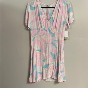 Pastel Pink and Blue Dress